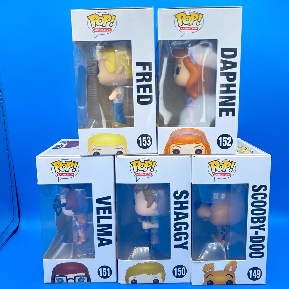 Funko Pop! Scooby-Doo: Shaggy Scooby-Doo Velma Daphne Fred #149-#153 - Set Of 5 - Picture 8 of 9
